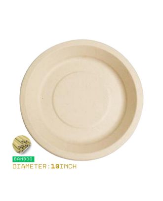 Eco-Friendly Bamboo Plate for Buffets and Catering