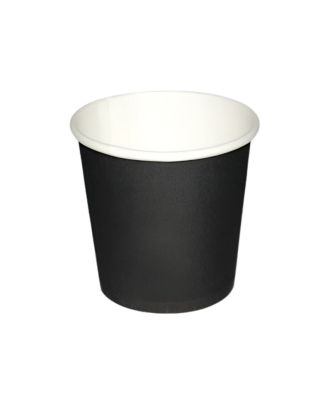 Eco-Friendly Black Aqueous Coffee Cup for Hot and Cold Beverages.