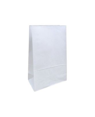 Eco-Friendly White Paper Bag for Bakery Packaging.