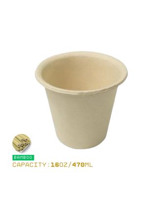 Plastic-Free Bamboo Cup for Hot and Cold Beverages