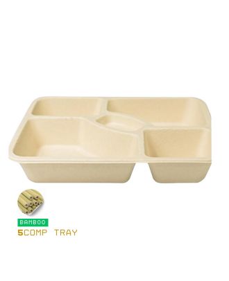 Eco-Friendly Divided Tray for Schools and Hospitals