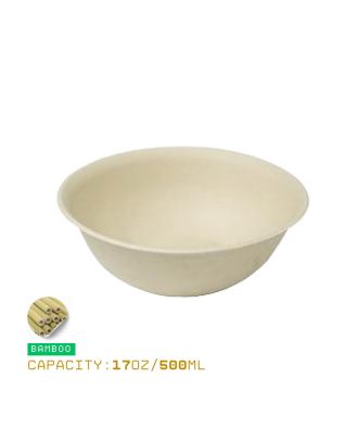 500ml Biodegradable Bowl for Salads and Soups