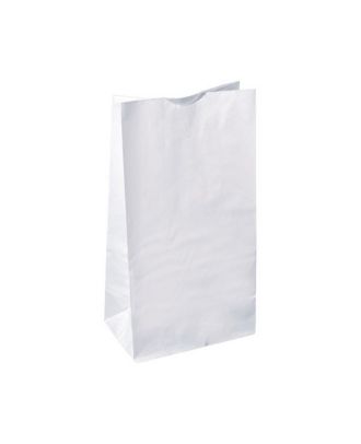 Eco-Friendly White Paper Bag for Bakery and Takeaway Packaging.