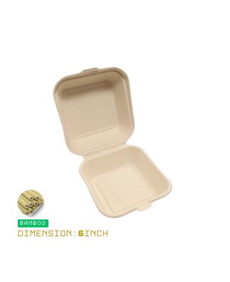 Eco-Friendly Takeout Box for Sandwiches and Snacks