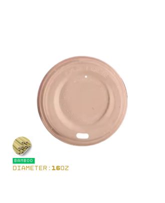 Compostable Lid for Hot or Cold Beverages