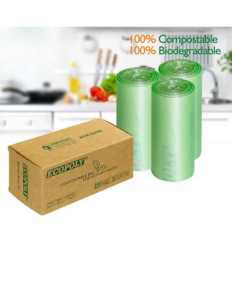 Home Compostable Trash Bag Made from PLA PBAT Corn Starch