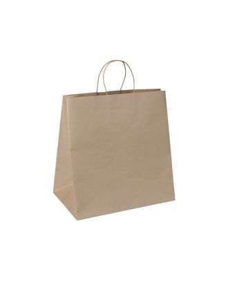 Eco-Friendly Jumbo Kraft Paper Bag for Food Delivery and Retail.