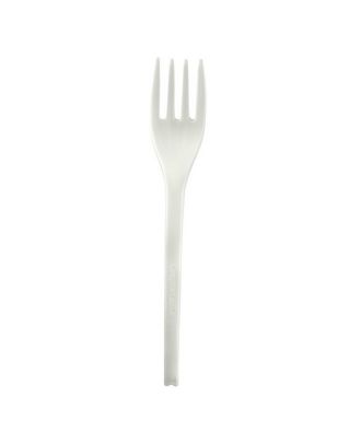 Eco-Friendly PLA Fork for Hot and Cold Foods.