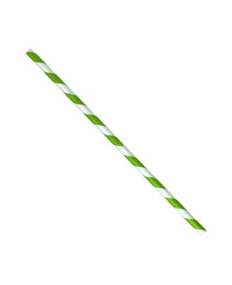 Eco-Friendly White Paper Straws for Smoothies and Cocktails.