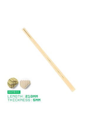 Traditional Rounded-End Bamboo Chopsticks