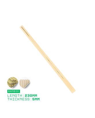 Traditional Rounded-End Bamboo Chopsticks for Dining