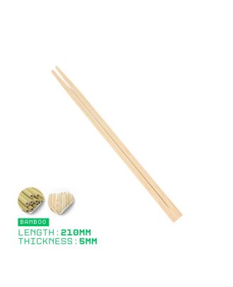 Long Compostable Chopsticks for Eco Takeaway