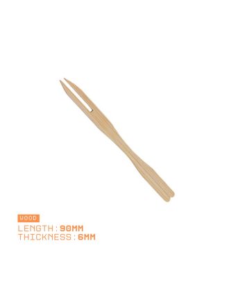 Birch Wood Snack Fork for Fruit and Tastings